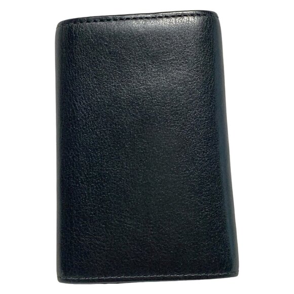 Auth Cartier Cabochon - Black Silver Leather Hardware Key Case - Picture 3 of 6